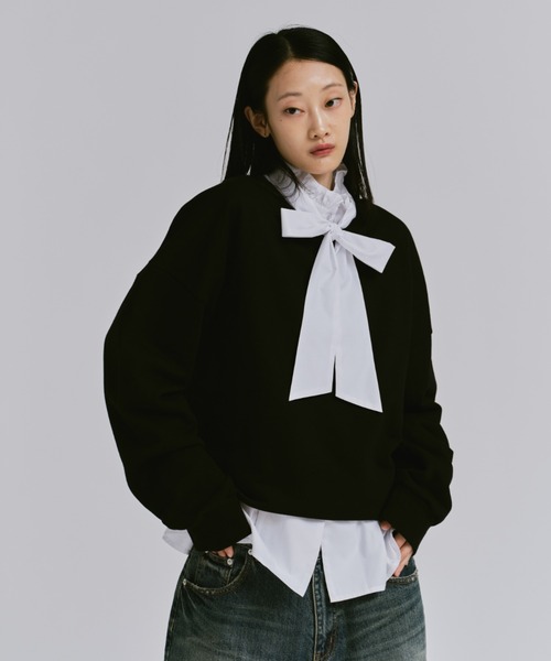 FEKETE（フェケテ）の「FE LOGO SWEAT SHIRT / FEロゴスウェット（スウェット・レディース・グレー/ブラック/ネイビー・LARGE/MEDIUM/SMALL）」の19枚目の写真