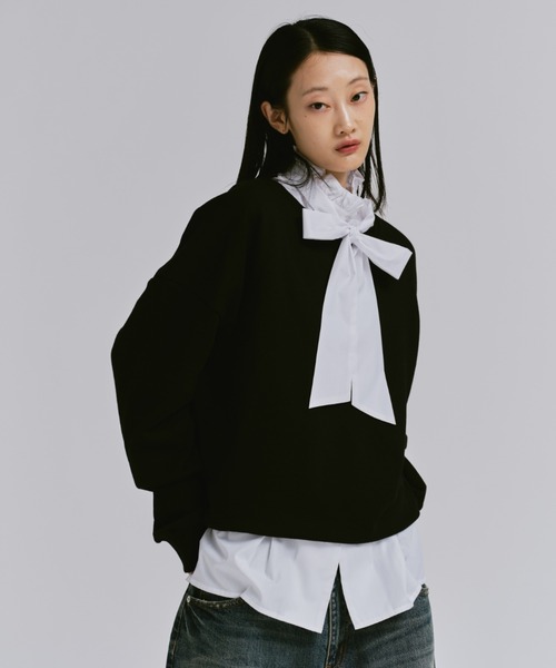 FEKETE（フェケテ）の「FE LOGO SWEAT SHIRT / FEロゴスウェット（スウェット・レディース・グレー/ブラック/ネイビー・LARGE/MEDIUM/SMALL）」の21枚目の写真