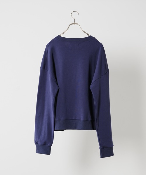 FEKETE（フェケテ）の「FE LOGO SWEAT SHIRT / FEロゴスウェット（スウェット・レディース・グレー/ブラック/ネイビー・LARGE/MEDIUM/SMALL）」の7枚目の写真