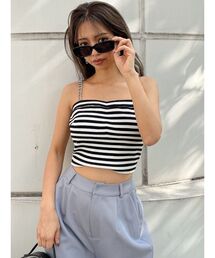 GYDA | chainストラップテレコビスチェ(キャミソール)