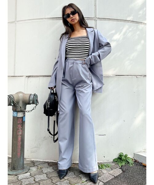 GYDA（ジェイダ）の「chainストラップテレコビスチェ（キャミソール・レディース・ピンク/その他1/オフホワイト/ブラック・FREE）」の10枚目の写真