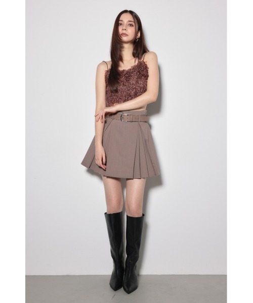 rienda（リエンダ）の「フェイクフェザービスチェ（キャミソール・レディース・ブラック/ホワイト/ブラウン・FREE）」の12枚目の写真