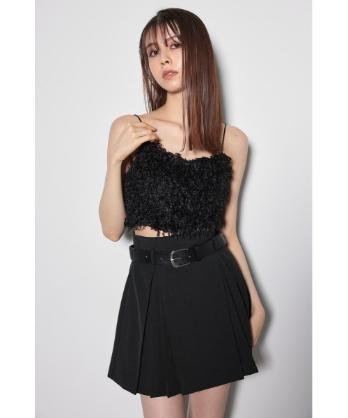 rienda（リエンダ）の「フェイクフェザービスチェ（キャミソール・レディース・ブラック/ホワイト/ブラウン・FREE）」の18枚目の写真