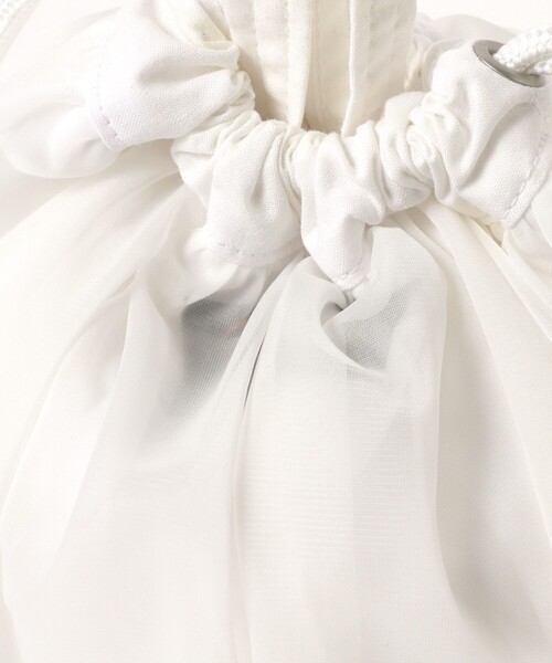 BEAMS BOY（ビームスボーイ）の「NAPRON / 別注 レース ミニ ペイシェント バッグ（トートバッグ・レディース・ホワイト/ブラック・FREE）」の9枚目の写真