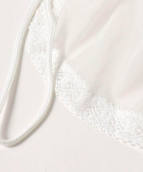 BEAMS BOY（ビームスボーイ）の「NAPRON / 別注 レース ミニ ペイシェント バッグ（トートバッグ・レディース・ホワイト/ブラック・FREE）」の10枚目の写真