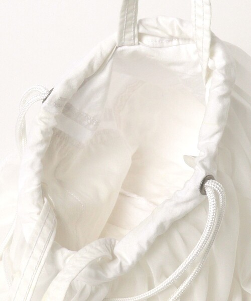 BEAMS BOY（ビームスボーイ）の「NAPRON / 別注 レース ミニ ペイシェント バッグ（トートバッグ・レディース・ホワイト/ブラック・FREE）」の11枚目の写真