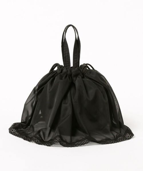 BEAMS BOY（ビームスボーイ）の「NAPRON / 別注 レース ミニ ペイシェント バッグ（トートバッグ・レディース・ホワイト/ブラック・FREE）」の13枚目の写真