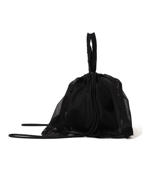 BEAMS BOY（ビームスボーイ）の「NAPRON / 別注 レース ミニ ペイシェント バッグ（トートバッグ・レディース・ホワイト/ブラック・FREE）」の16枚目の写真