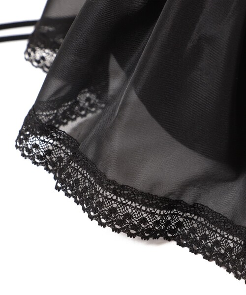 BEAMS BOY（ビームスボーイ）の「NAPRON / 別注 レース ミニ ペイシェント バッグ（トートバッグ・レディース・ホワイト/ブラック・FREE）」の19枚目の写真