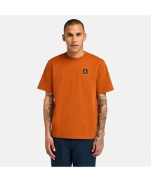 メンズ 半袖 ウーブン バッジ Tシャツ