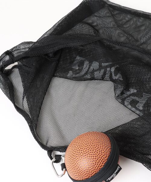 SPALDING(スポルディング)の「【SPALDING/スポルディング】ボールキャリアー/メッシュエコバッグ(エコバッグ/サブバッグ・メンズ・ライトグリーン/ブラック・FREE)」の10枚目の写真