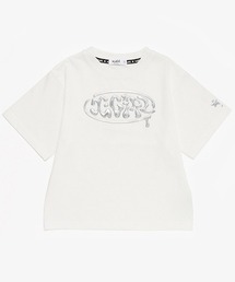 X-girl Stages | 立体メタリックロゴモチーフ半袖Tシャツ(Tシャツ/カットソー)