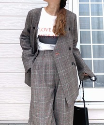 Q | 袖フレアノーカラージャケット(ノーカラージャケット)