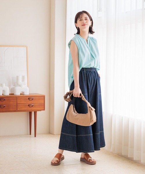 studio CLIP（スタディオクリップ）の「ナイロンボディバッグ（ショルダーバッグ・レディース・ベージュ/ブラック・FREE）」の7枚目の写真