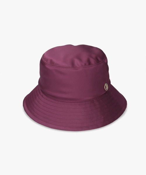 Chapeau d' O(シャポードオー)の「Chapeau d' O Nylon Twill Bucket / シャポードオー(ハット・レディース・ブラック/パープル/ネイビー/ブラウン・M/57.5cm)」の1枚目の写真