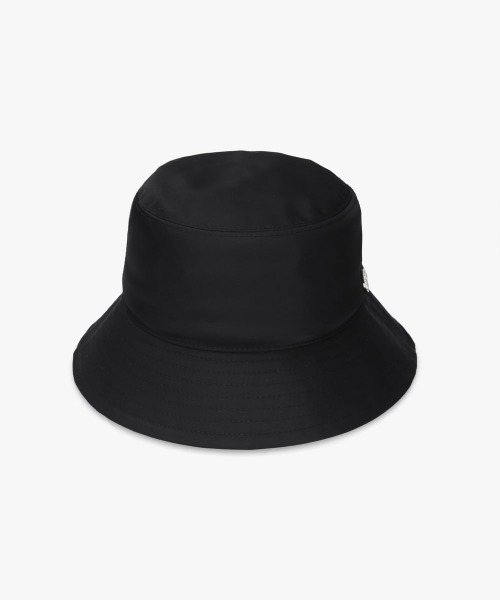 Chapeau d' O(シャポードオー)の「Chapeau d' O Nylon Twill Bucket / シャポードオー(ハット・レディース・ブラック/パープル/ネイビー/ブラウン・M/57.5cm)」の6枚目の写真
