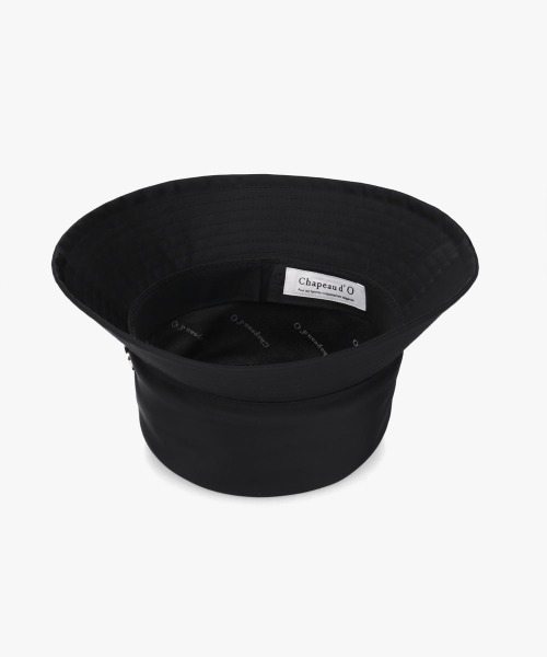 Chapeau d' O(シャポードオー)の「Chapeau d' O Nylon Twill Bucket / シャポードオー(ハット・レディース・ブラック/パープル/ネイビー/ブラウン・M/57.5cm)」の14枚目の写真