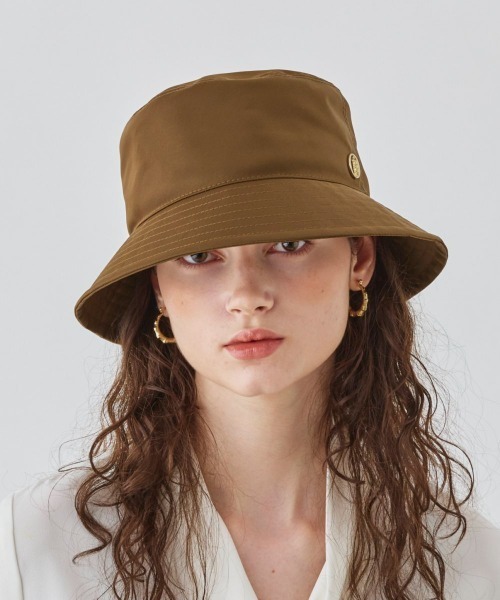 Chapeau d' O(シャポードオー)の「Chapeau d' O Nylon Twill Bucket / シャポードオー(ハット・レディース・ブラック/パープル/ネイビー/ブラウン・M/57.5cm)」の16枚目の写真