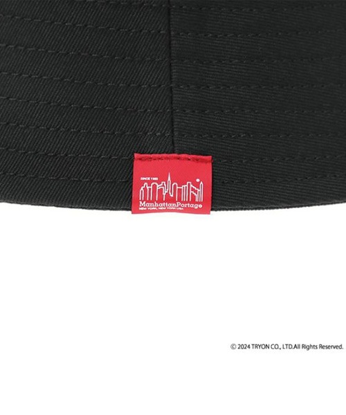 Manhattan Portage（マンハッタンポーテージ）の「Manhattan Portage/マンハッタンポーテージ ハット "THRASHERコラボレーション" BUCKET HAT MP265（ハット・メンズ・ブラック×ホワイト/ブラウン・FREE）」の18枚目の写真