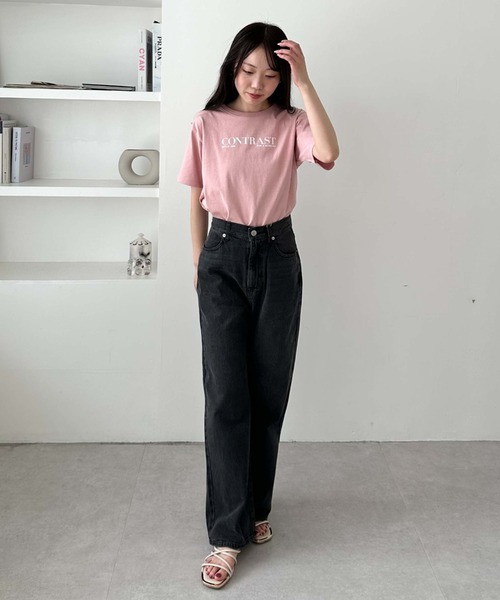 archives(アルシーヴ)の「カラーフロッキーTシャツ(Tシャツ/カットソー・レディース・ピンク/ホワイト/ブルー/オフホワイト・MEDIUM)」の20枚目の写真