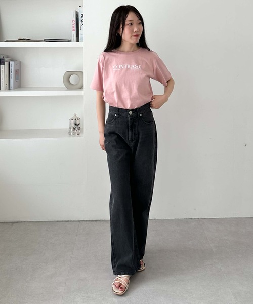 archives(アルシーヴ)の「カラーフロッキーTシャツ(Tシャツ/カットソー・レディース・ピンク/ホワイト/ブルー/オフホワイト・MEDIUM)」の22枚目の写真