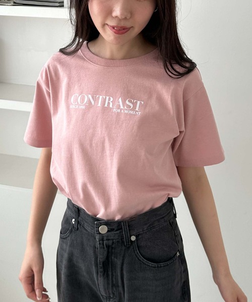 archives(アルシーヴ)の「カラーフロッキーTシャツ(Tシャツ/カットソー・レディース・ピンク/ホワイト/ブルー/オフホワイト・MEDIUM)」の17枚目の写真