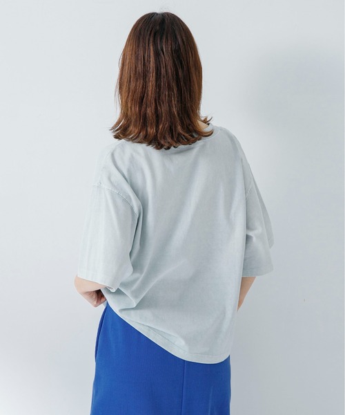 URBAN RESEARCH Sonny Label（アーバンリサーチサニーレーベル）の「USEDLIKEニュアンスフェードカラープルオーバー（Tシャツ/カットソー・レディース・チャコールグレー/ミント/ピンク・FREE）」の21枚目の写真