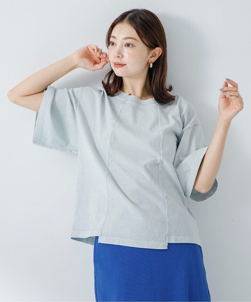 URBAN RESEARCH Sonny Label（アーバンリサーチサニーレーベル）の「USEDLIKEニュアンスフェードカラープルオーバー（Tシャツ/カットソー・レディース・チャコールグレー/ミント/ピンク・FREE）」の19枚目の写真