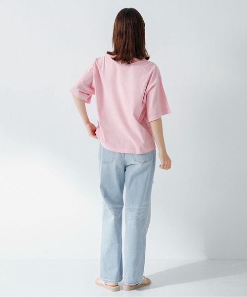 URBAN RESEARCH Sonny Label（アーバンリサーチサニーレーベル）の「USEDLIKEニュアンスフェードカラープルオーバー（Tシャツ/カットソー・レディース・チャコールグレー/ミント/ピンク・FREE）」の9枚目の写真