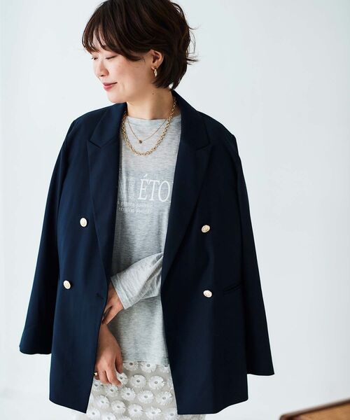 le.coeur blanc(ルクールブラン)の「BONNE ETOILE ロンTEE(Tシャツ/カットソー・レディース・オフホワイト/ライトグレー/ダークグレー・38)」の10枚目の写真