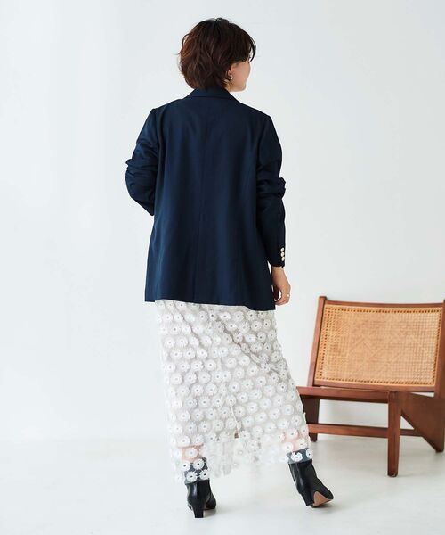 le.coeur blanc(ルクールブラン)の「BONNE ETOILE ロンTEE(Tシャツ/カットソー・レディース・オフホワイト/ライトグレー/ダークグレー・38)」の14枚目の写真