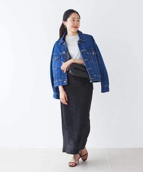 le.coeur blanc(ルクールブラン)の「BONNE ETOILE ロンTEE(Tシャツ/カットソー・レディース・オフホワイト/ライトグレー/ダークグレー・38)」の17枚目の写真