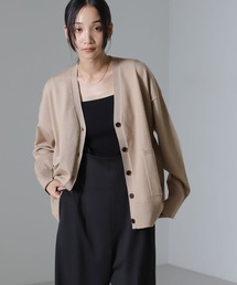 モチッと毛玉抑制ニットカーディガン（セットアップ可）