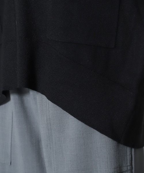 NANO universe（ナノユニバース）の「モチッと毛玉抑制ニットカーディガン（セットアップ可）（カーディガン/ボレロ・レディース・ベージュ/ブラック/グレー・FREE）」の10枚目の写真