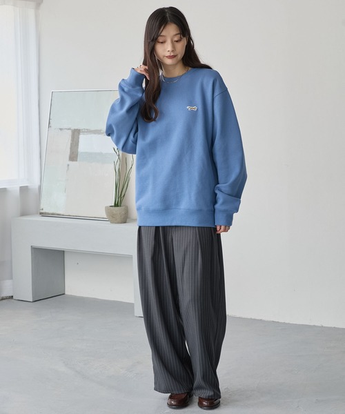 PHEENY ベージュ オーバーサイズスウェット PHEENY ベージュ オーバーサイズスウェット PHEENY ベージュ