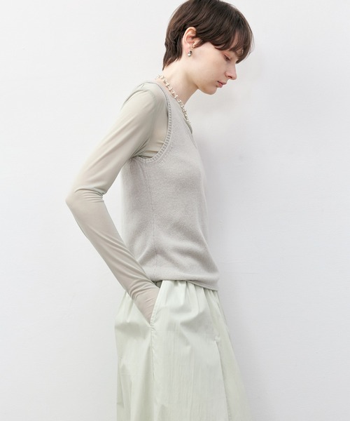 tageechita(タジチタ)の「【TAGEECHITA】ギャザーシアトップス(Tシャツ/カットソー・レディース・セージグリーン・L/M/S)」の17枚目の写真
