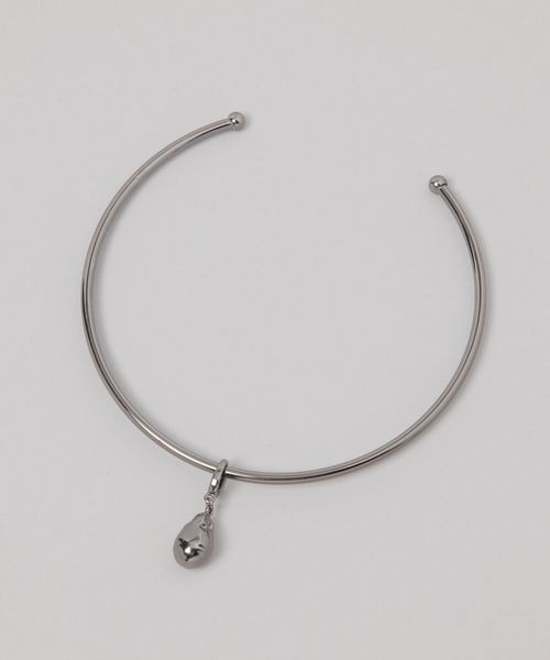 JEANASIS（ジーナシス）の「パールライクチョーカー/139316（チョーカー・レディース・シルバー/ブラック・FREE）」の2枚目の写真