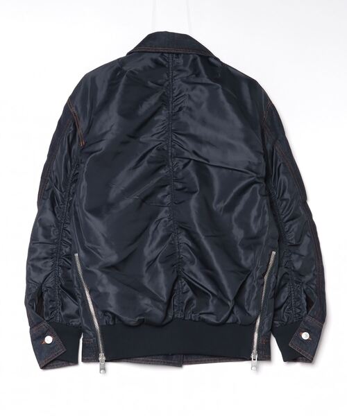 セール】DILLAN OVERSIZED DENIM BOMBER JACKET | DILLAN