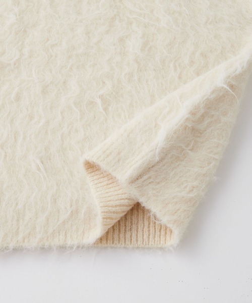 MONO-MART LADY'S（モノマートレディース）の「アソート オーバーサイズ シャギージャガードニット（ニット/セーター・レディース・アイボリー/チャコールグレー/グレー系/ブラウン/ベージュ系・FREE）」の17枚目の写真