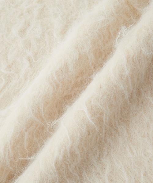 MONO-MART LADY'S（モノマートレディース）の「アソート オーバーサイズ シャギージャガードニット（ニット/セーター・レディース・アイボリー/チャコールグレー/グレー系/ブラウン/ベージュ系・FREE）」の18枚目の写真