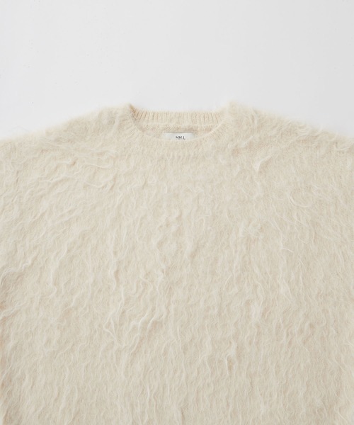 MONO-MART LADY'S（モノマートレディース）の「アソート オーバーサイズ シャギージャガードニット（ニット/セーター・レディース・アイボリー/チャコールグレー/グレー系/ブラウン/ベージュ系・FREE）」の14枚目の写真