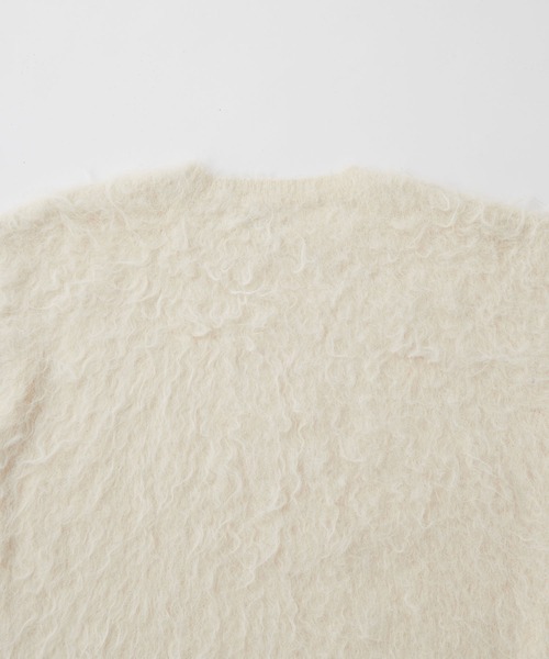 MONO-MART LADY'S（モノマートレディース）の「アソート オーバーサイズ シャギージャガードニット（ニット/セーター・レディース・アイボリー/チャコールグレー/グレー系/ブラウン/ベージュ系・FREE）」の15枚目の写真