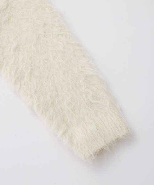 MONO-MART LADY'S（モノマートレディース）の「アソート オーバーサイズ シャギージャガードニット（ニット/セーター・レディース・アイボリー/チャコールグレー/グレー系/ブラウン/ベージュ系・FREE）」の16枚目の写真