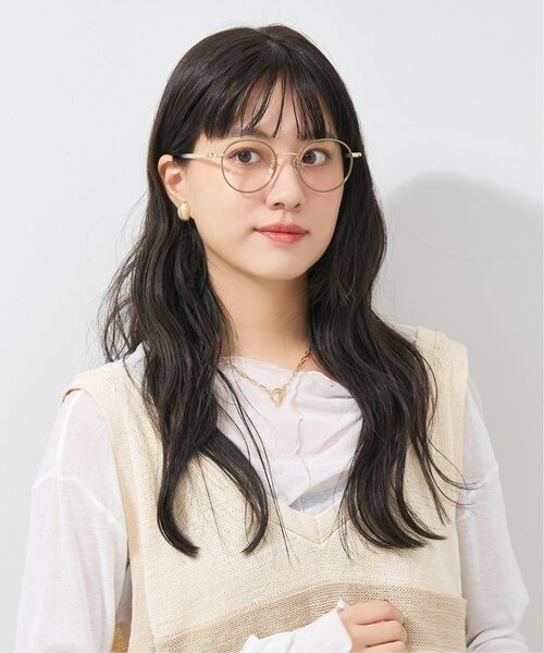 Zoff × UNITED ARROWS  伊達メガネ　新品 ボストン型 メガネ｜メタル｜軽量｜伊達メガネ｜ビジネス｜ユニ