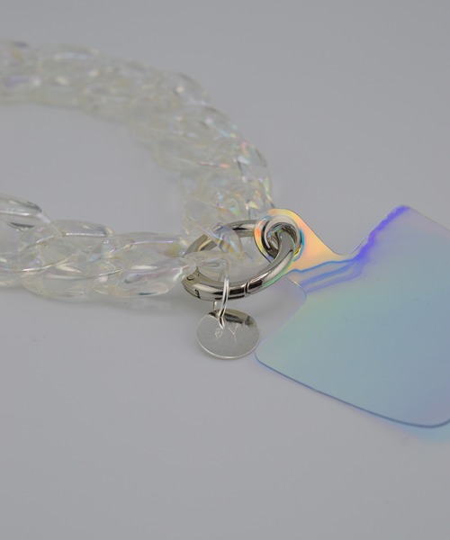 BROTHERHOOD（ブラザーフッド）の「【eY】オーロラ カーブチェーン スマホ リスト ストラップ（スマホグッズ・レディース・クリア/レオパード/ブラウン系その他/ブラウン系その他2・FREE）」の9枚目の写真