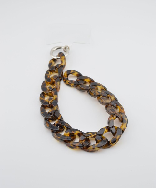 BROTHERHOOD（ブラザーフッド）の「【eY】オーロラ カーブチェーン スマホ リスト ストラップ（スマホグッズ・レディース・クリア/レオパード/ブラウン系その他/ブラウン系その他2・FREE）」の16枚目の写真