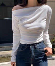 ECLIN | オフショルダー長袖カットソー(Tシャツ/カットソー)