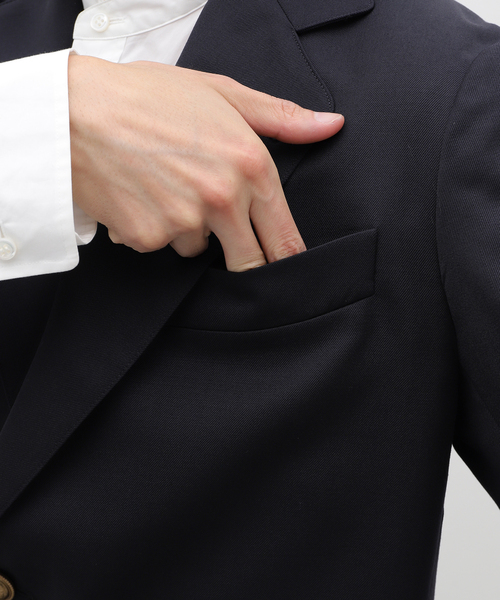 EDIFICE（エディフィス）の「la favola(ラ ファーヴォラ) for ED SEMI DOUBLE eternal（テーラードジャケット・メンズ・ネイビー・2/1）」の11枚目の写真