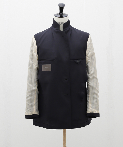 EDIFICE（エディフィス）の「la favola(ラ ファーヴォラ) for ED SEMI DOUBLE eternal（テーラードジャケット・メンズ・ネイビー・2/1）」の17枚目の写真