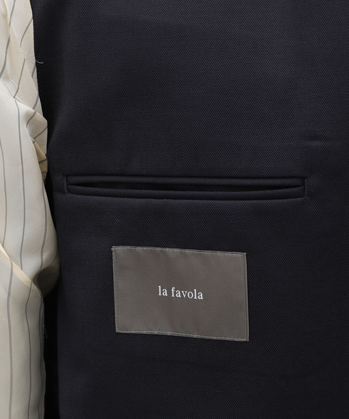 EDIFICE（エディフィス）の「la favola(ラ ファーヴォラ) for ED SEMI DOUBLE eternal（テーラードジャケット・メンズ・ネイビー・2/1）」の19枚目の写真